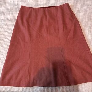 J. Crew A-Line Skirt in Rich Brown